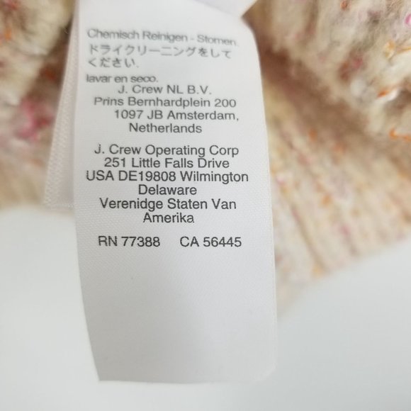 J. Crew Space Dyed Crewneck Sweater Alpaca and Merino Wool Blend - Picture 6 of 12